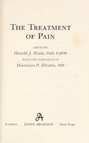 The Treatment of pain /