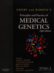 Emery and Rimoin's principles and practice of medical genetics.