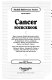 Cancer sourcebook : basic consumer health information about major forms and stages of cancer, featuring facts about primary and secondary tumors of the respiratory, nervous, lymphatic, circulatory, skeletal, and gastrointestinal systems, and specific organs, along with statistical and demographic data, treatment options, strategies for coping, a glossary, and directory of sources for additional help and information /