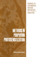 Methods in porphyrin photosensitization /