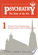 Clinical psychopathology nomenclature and classification /