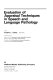 Evaluation of appraisal techniques in speech and language pathology /