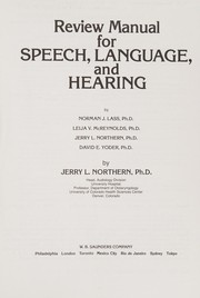 Review manual for Speech, language, and hearing /