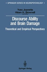 Discourse ability and brain damage : theoretical and empirical perspectives /