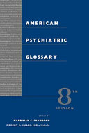 American psychiatric glossary /