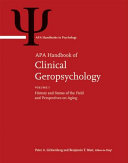 APA handbook of clinical geropsychology.