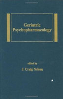 Geriatric psychopharmacology /