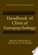 Handbook of clinical geropsychology /