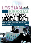 Lesbian and bisexual women's mental health /
