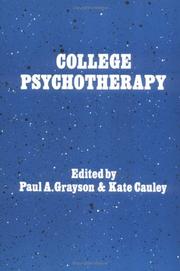 College psychotherapy /