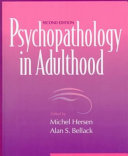 Psychopathology in adulthood /