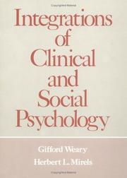 Integrations of clinical and social psychology /
