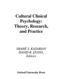 Cultural clinical psychology : theory, research, and practice /