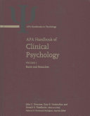 APA handbook of clinical psychology.