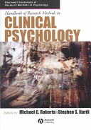 Handbook of research methods in clinical psychology /