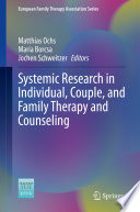 Systemic Research in Individual, Couple, and Family Therapy and Counseling /