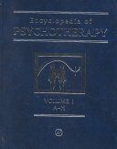 Encyclopedia of psychotherapy /
