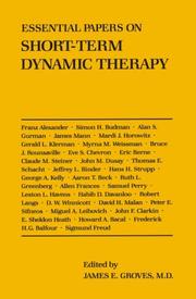 Essential papers on short-term dynamic therapy /