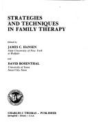 Strategies and techniques in family therapy /