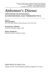 Alzheimer's disease : advances in etiology, pathogenesis and therapeutics /