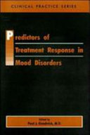 Predictors of treatment response in mood disorders /