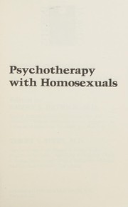 Innovations in psychotherapy with homosexuals /