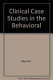 Clinical case studies in the behavioral treatment of alcoholism /