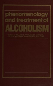 Phenomenology and treatment of alcoholism /