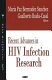 Recent advances in HIV infection research /