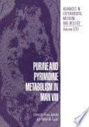 Purine and pyrimidine metabolism in man VIII /