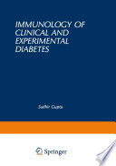 Immunology of clinical and experimental diabetes /