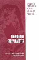 Treatment of early diabetes /