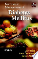 Nutritional management of diabetes mellitus /