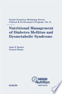 Nutritional management of diabetes mellitus and dysmetabolic syndrome /