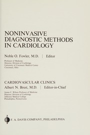 Noninvasive diagnostic methods in cardiology /