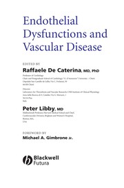 Endothelial dysfunctions and vascular disease /