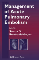 Management of acute pulmonary embolism /