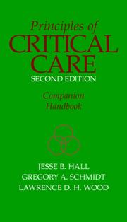 Principles of critical care.