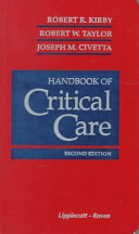 Handbook of critical care /