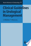 Clinical guidelines in urological management /