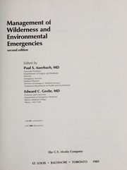 Management of wilderness and environmental emergencies /