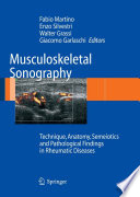 Musculoskeletal sonography : technique, anatomy, semeiotics and pathological findings in rheumatic diseases /