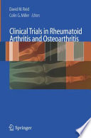 Clinical trials in rheumatoid arthritis and osteoarthritis /