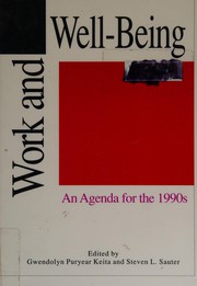 Work and well-being : an agenda for the 1990s /