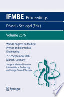 World Congress on Medical Physics and Biomedical Engineering, September 7 - 12, 2009, Munich, Germany.
