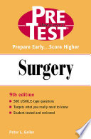 Surgery : PreTest self-assessment and review /