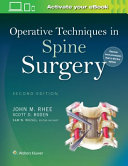 Operative techniques in spine surgery /