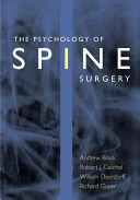 The psychology of spine surgery /