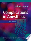 Complications in anesthesia /