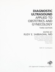 Diagnostic ultrasound : applied to obstetrics and gynecology /